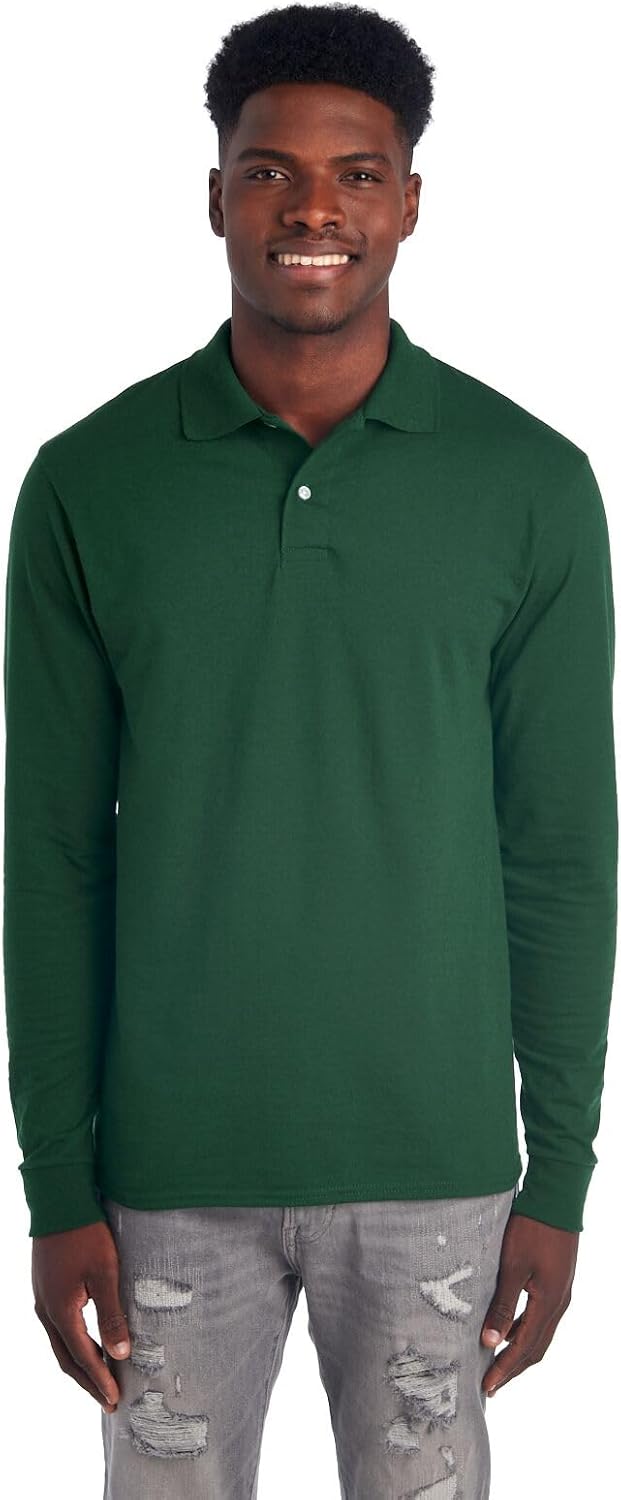 Herren Langarm-Poloshirt für Frühling 2025 – Mark