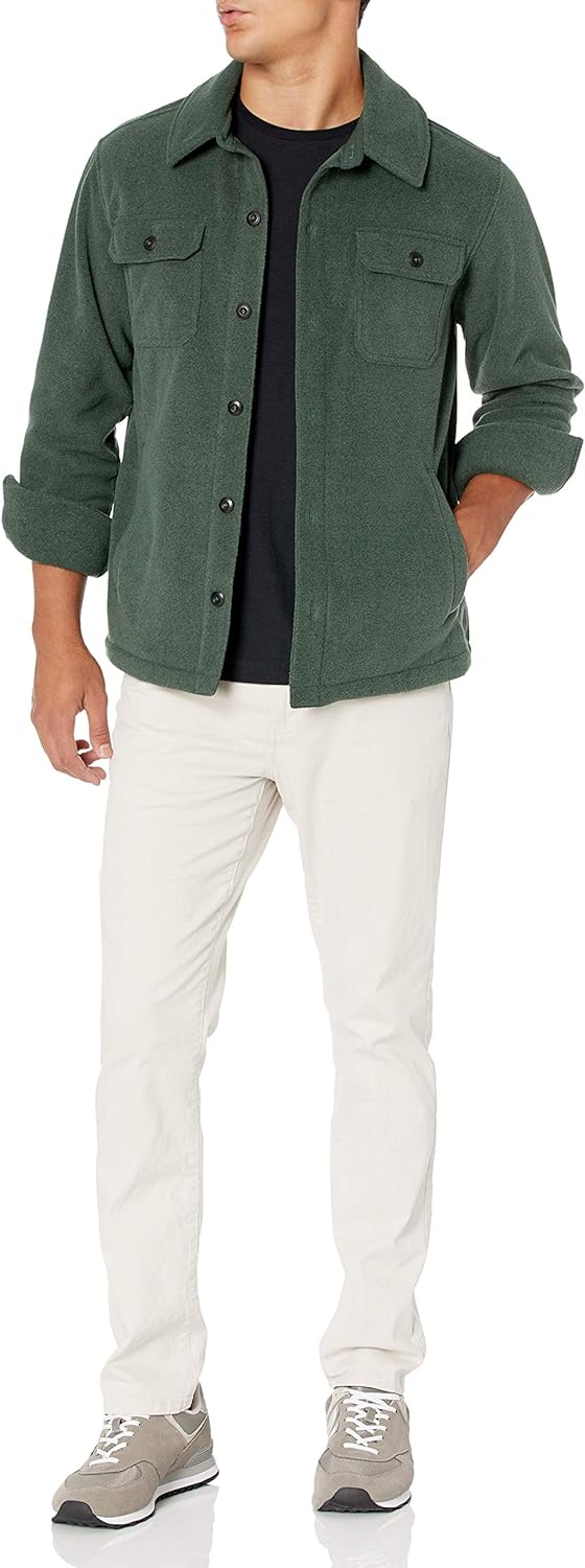 Herren-Fleece-Überhemd für Frühling 2025 – Max