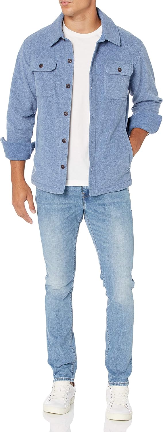 Herren-Fleece-Überhemd für Frühling 2025 – Max