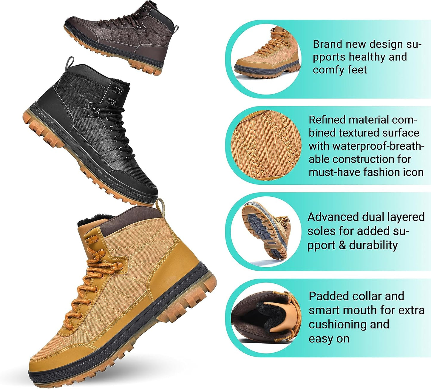 Leichte Wasserdichte Herren-Wanderschuhe - Mark