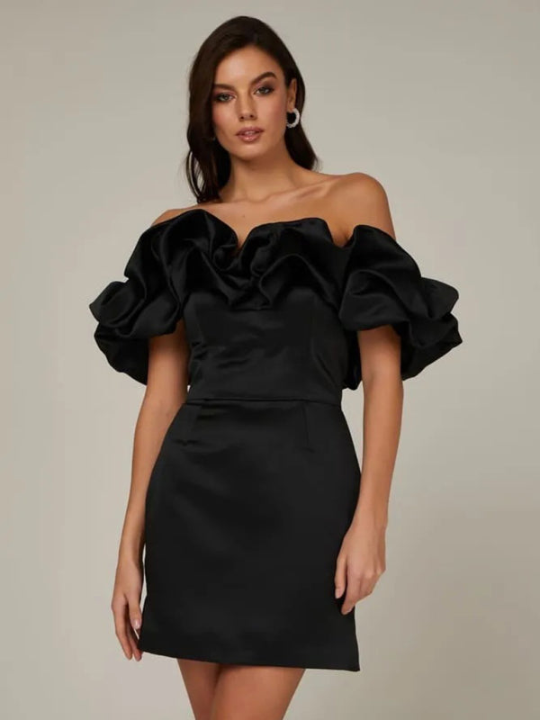 Bayona - Glamouröses langes Abendkleid mit Volants für Frauen