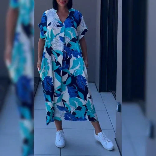 Elegantes Blumen-Kleid für Damen im romantischen Stil - Kelyan
