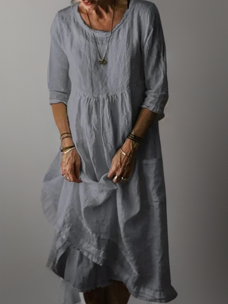 Agatha | Damen Leinen Kleid