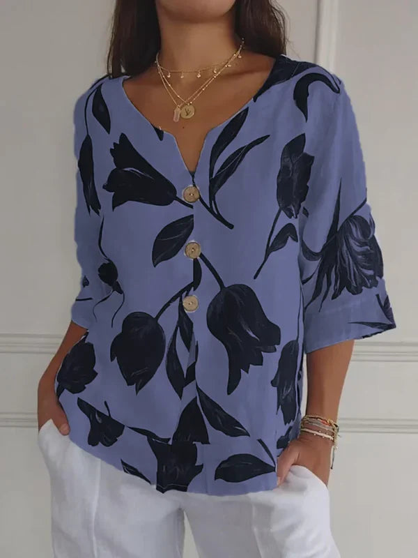 Odylle - Bluse mit Blumendruck