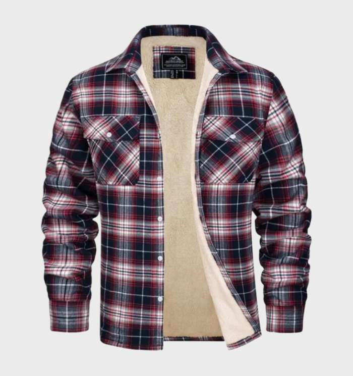 Flanell Herrenjacke im Vintage-Stil für Frühling 2025 - Liam