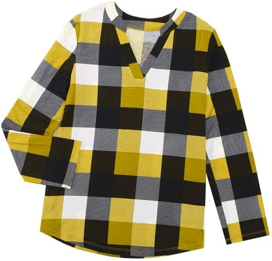 Stilvolle Frühlings-Casual-Karierte Damenbluse - Lara