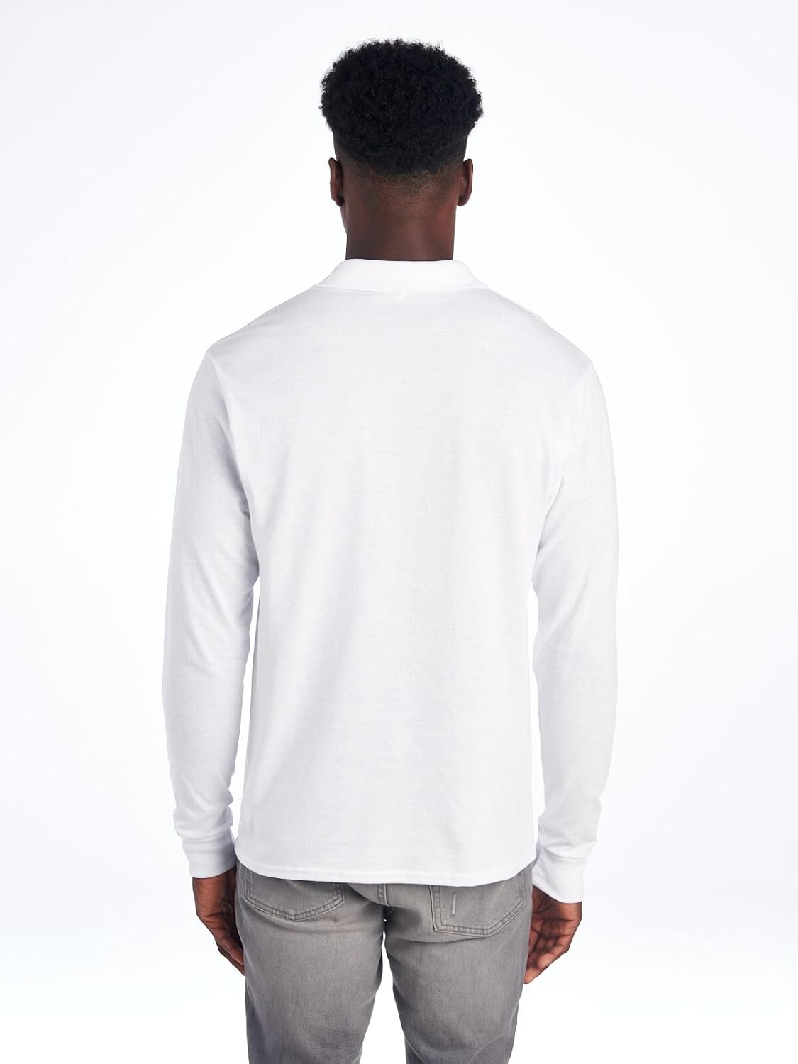 Herren Langarm-Poloshirt für Frühling 2025 – Mark
