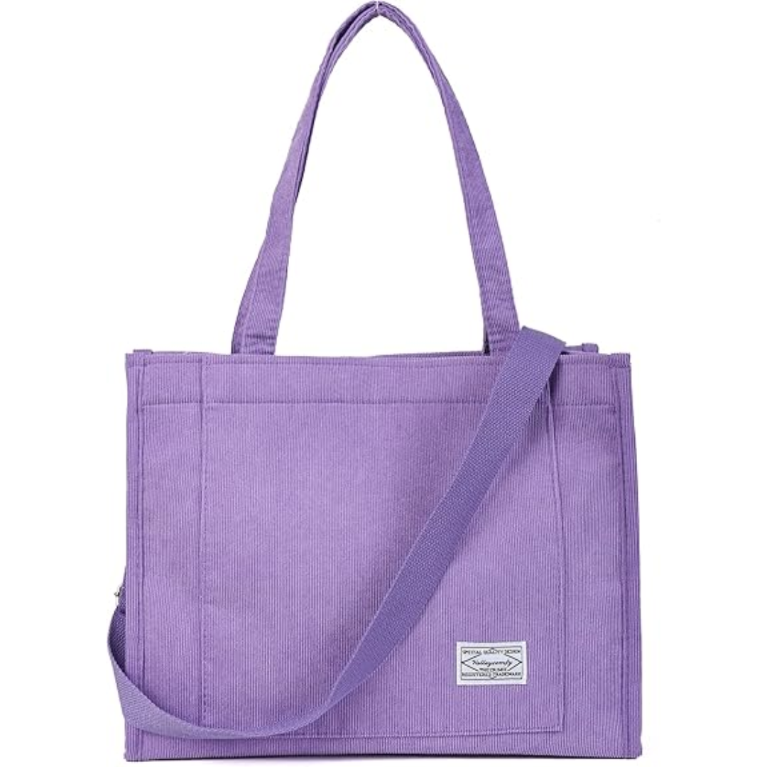 Vintage Cord Schultertasche – Alinda
