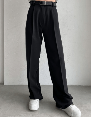 Audra Weit Geschnittene Hose
