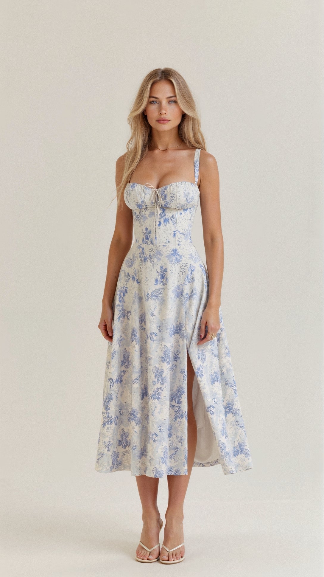 Kiana Korsett Midikleid