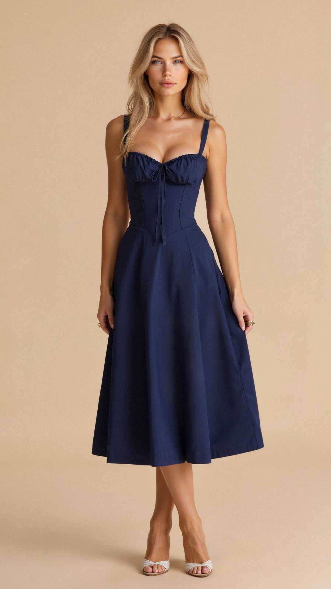 Kiana Korsett Midikleid