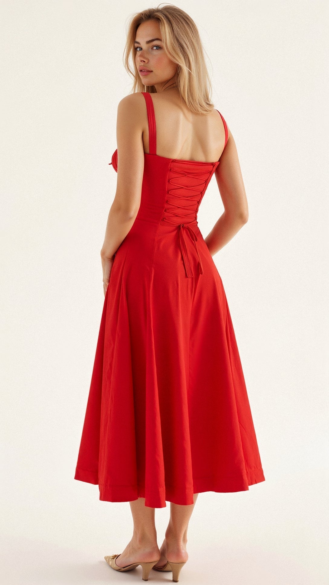 Kiana Korsett Midikleid