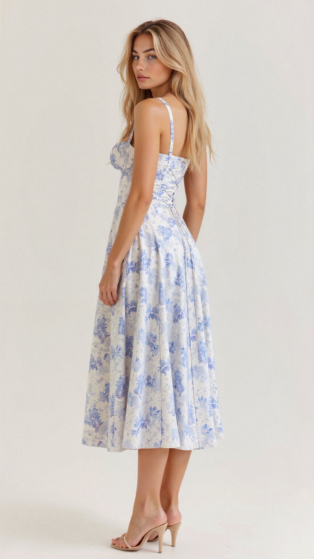 Kiana Korsett Midikleid