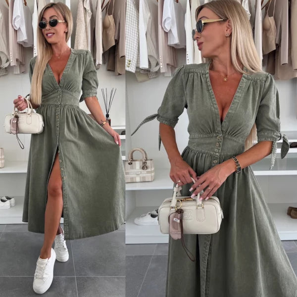 Ivanka – Strahlendes Jeanskleid