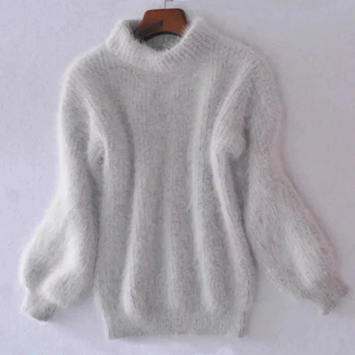 Quinne – Plüsch-Rollkragenpullover