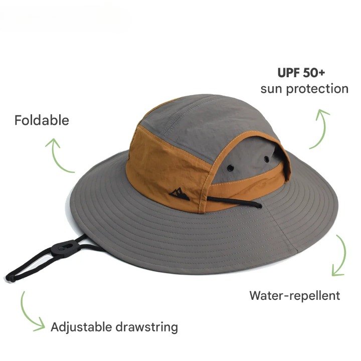 Faltbarer Outdoor-Sonnenhut mit UV-Schutz – SunGuard Explorer