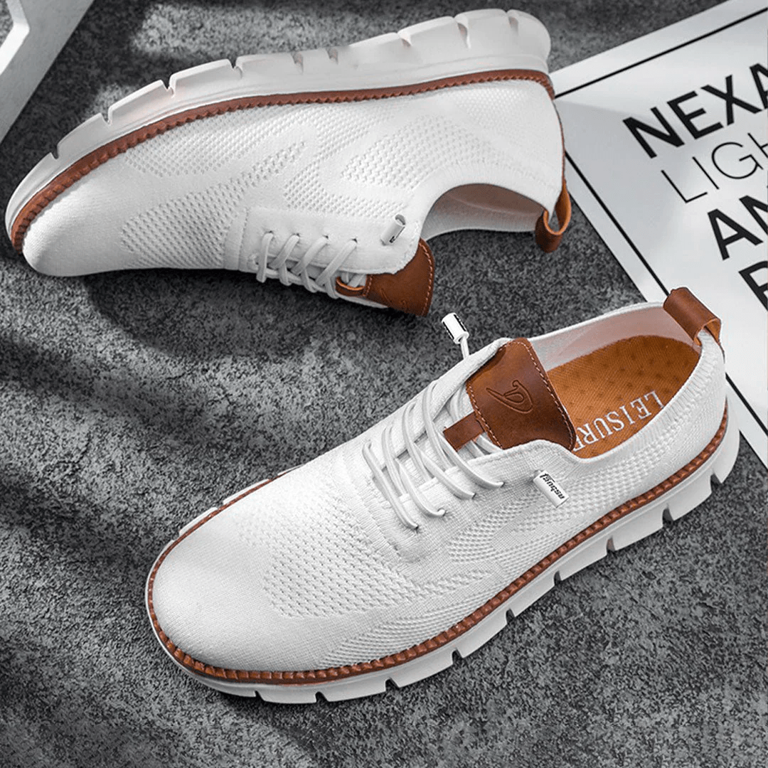 Atmungsaktive & Ultrabequeme Herren-Sneaker im Minimalistischen Design – Elias