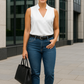 LYSSA – Das ärmellose top für frauen, die schlichtheit mit stil tragen