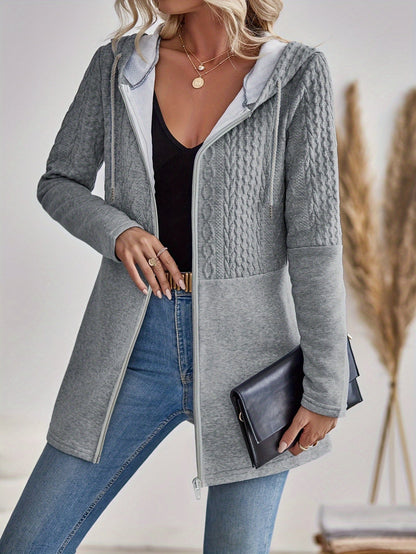 WW | Damen Kapuzen Sweatshirt mit Reißverschluss