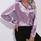 Melitta | Damen Elegante Satinbluse