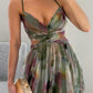 Elegantes Mesh-Maxikleid mit Figurbetontem Schnitt – Camille