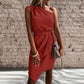 Asymmetrisches Ärmelloses Abendkleid Für Damen | Mini