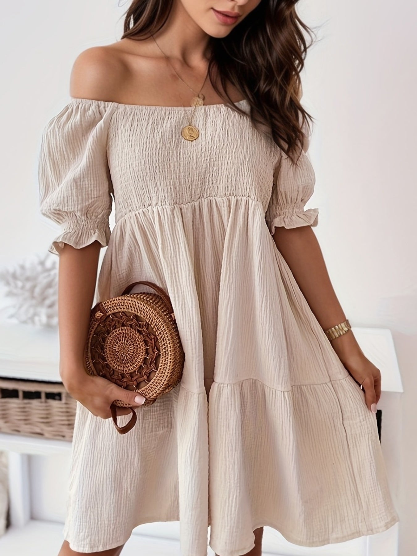 Grazyna | Smocked Kleid für Damen