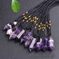Natürliche Kristall-Amethyst-Heilende Halskette – Lyra