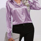 Melitta | Damen Elegante Satinbluse