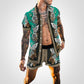 Zweiteiliges Herren Set mit Print – Ruben