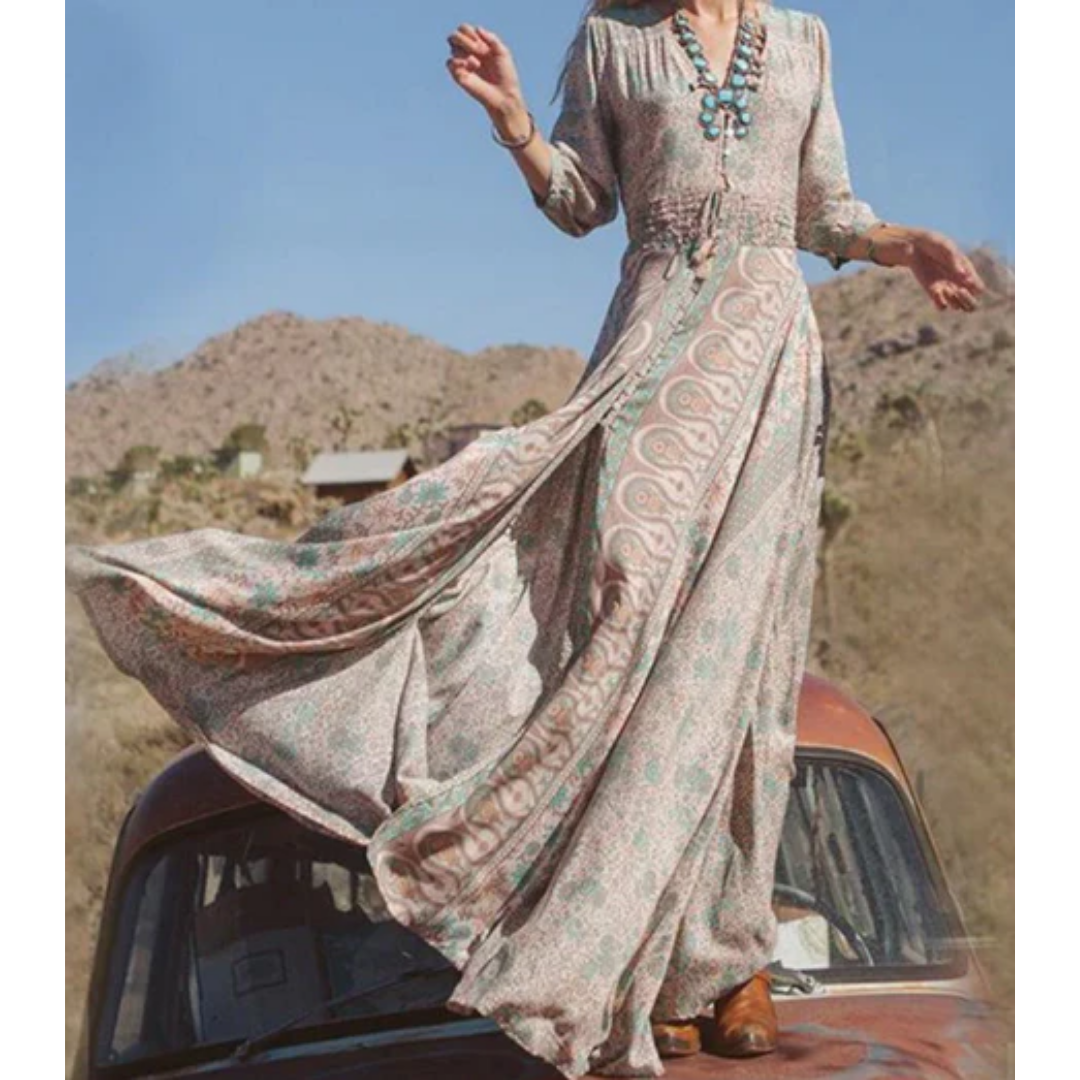 Damen Bohemian Style Sommer | Maxi