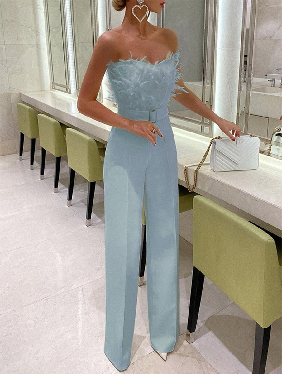 StyleLeap - Eleganter Einteiler mit Röhre-Top