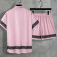 Boho Sommer Set Herren Zweiteilig Shirt und Shorts entspannt - Malik