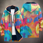 MARIAH | VIBRANTE 3D-GEDRUCKTE ELEGANTE KAPUZENJACKE