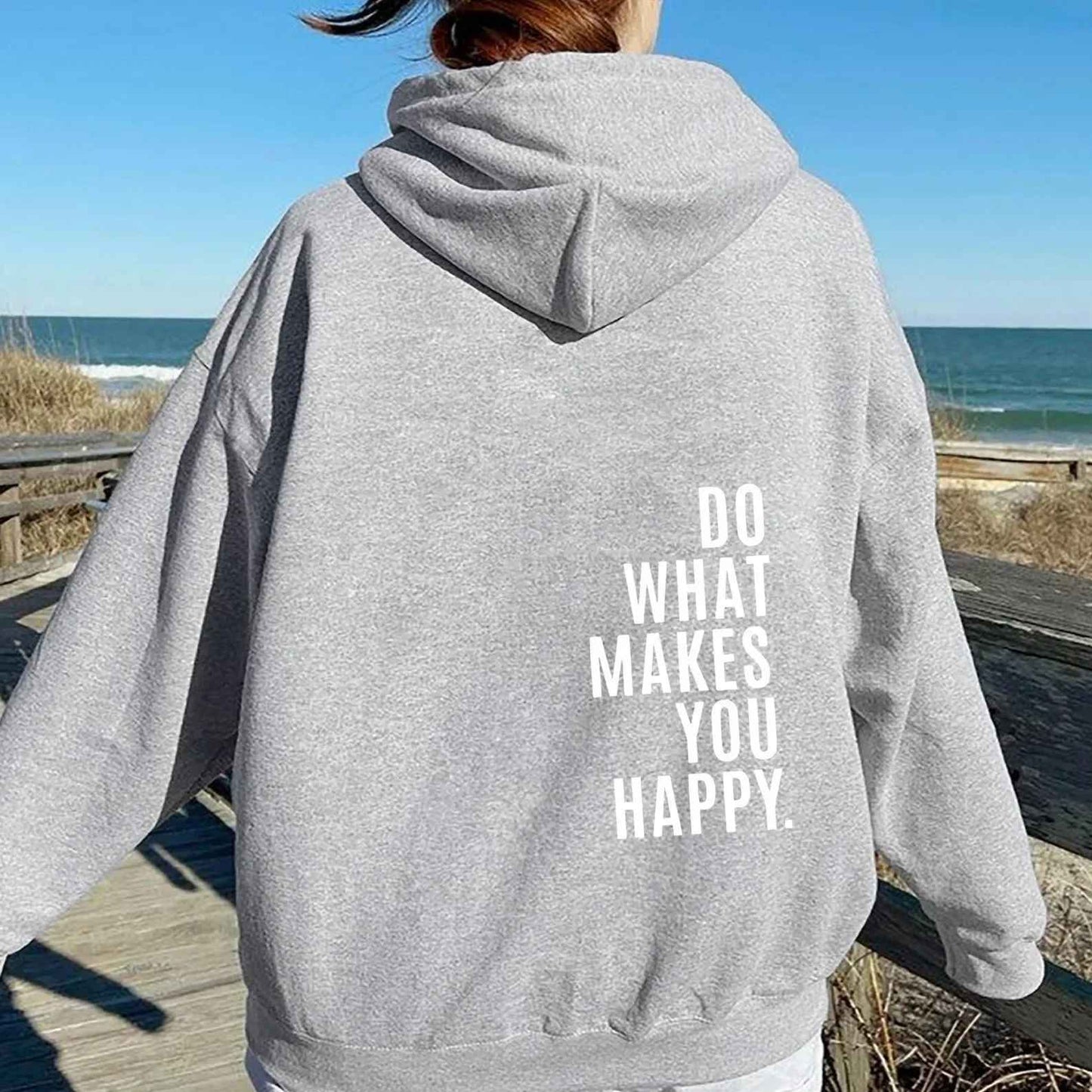 WW - Damen Hoodie - Lässiger Streetstyle mit Schriftzug