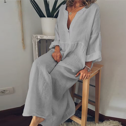 Natali - Maxikleid aus Leinen
