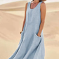 SOREYA – Die ärmellose sommerrobe mit maxitaschen maxikomfort