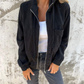 Danna™ - Cord-Jacke mit Kapuze und Reißverschluss