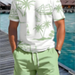 CALENO – Sommer-T-Shirt mit maritimem Print für Herren