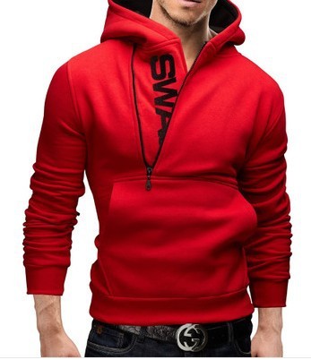 WW | Stylischer Kapuzenpulli Mit Seitlichem Reißverschluss