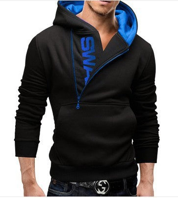 WW | Stylischer Kapuzenpulli Mit Seitlichem Reißverschluss