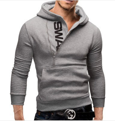 WW | Stylischer Kapuzenpulli Mit Seitlichem Reißverschluss