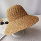 Leicht fallender Retro-Flacher Sommerhut – Emma