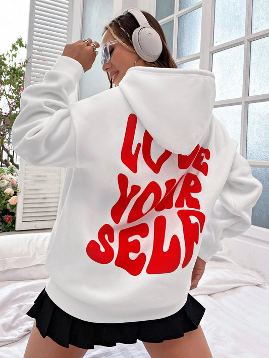 WW | Lässiger Oversize Hoodie Mit "Love