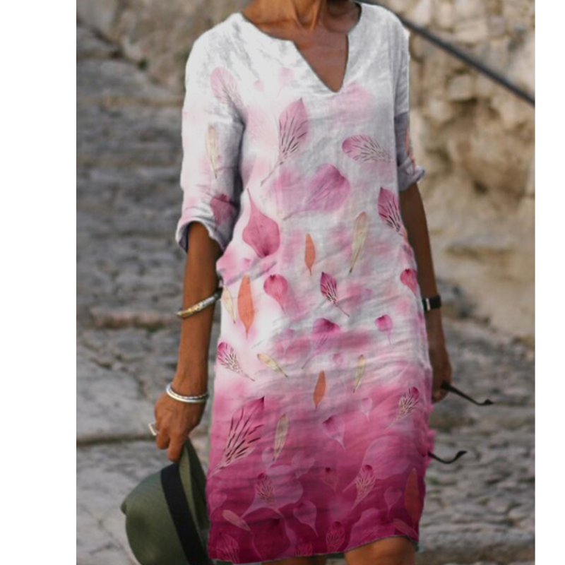 Sommerkleid Mit Halblangen Ärmeln Für Damen | Mini