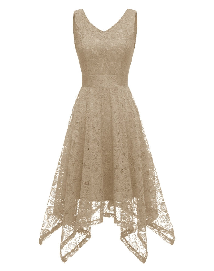 Halterkleid mit Asymmetrischen Kanten für Sommer 2025 - Marie