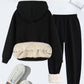 Warmer zweiteiliger Damen-Set mit Herzprint - Bella