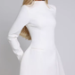 Eleanor - Elegantes Minikleid mit langen Ärmeln
