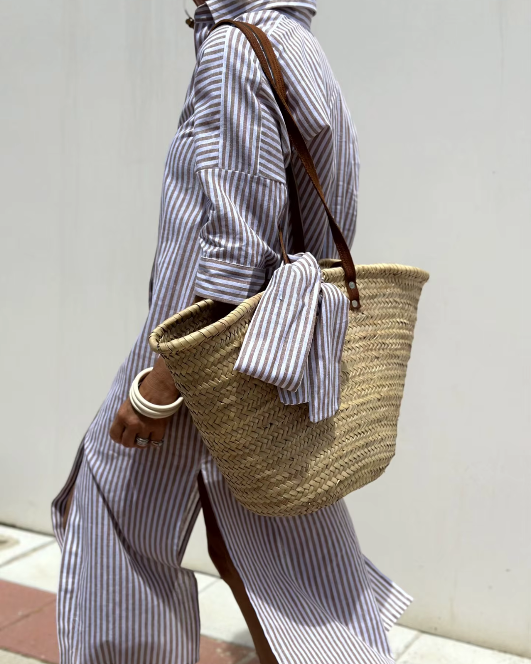 Solveig - Damen Hemdblusenkleid gestreift