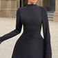 Eleanor - Elegantes Minikleid mit langen Ärmeln